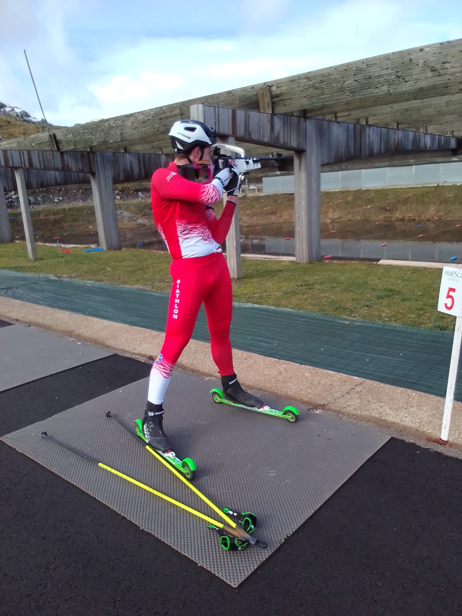 Test biathlon rollerskis